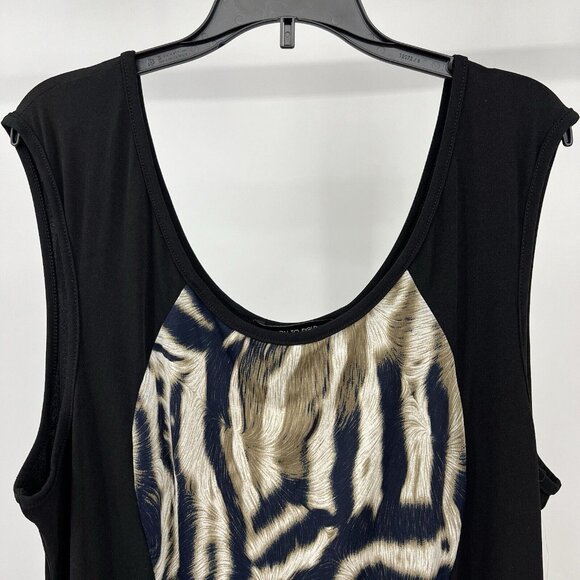 Fashion to Figure NWT Dress 3X Animal Print Sleeveless Bodycon Pullover Size 3X - Picture 7 of 9